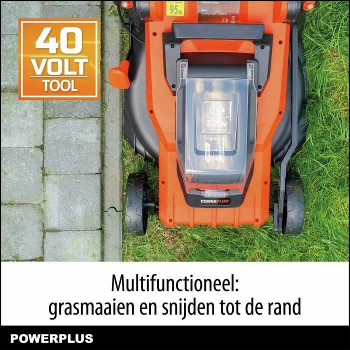 Battery Mower Powerplus Powdpglws2 40 V Ø 42 cm